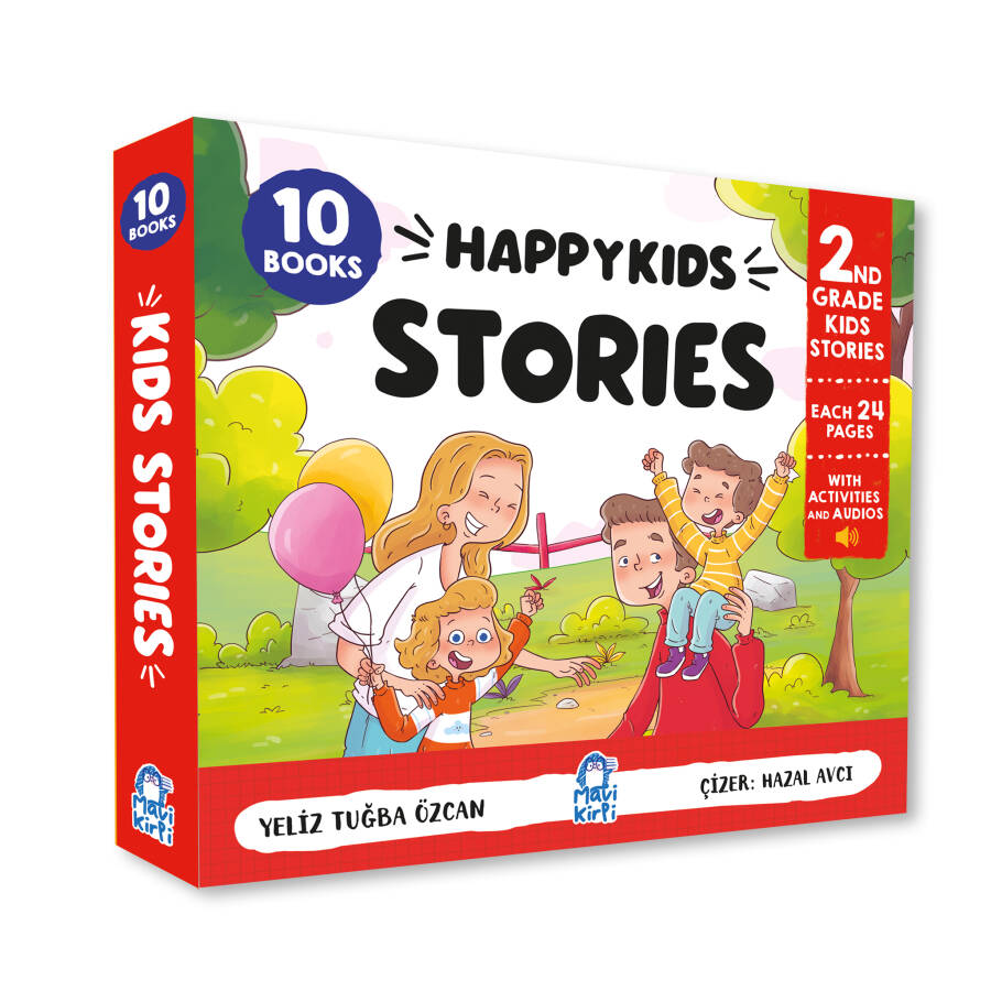 Happy Kids Stories 2 - 10 Kitap (2. Sınıf İngilizce Hikaye Seti)
